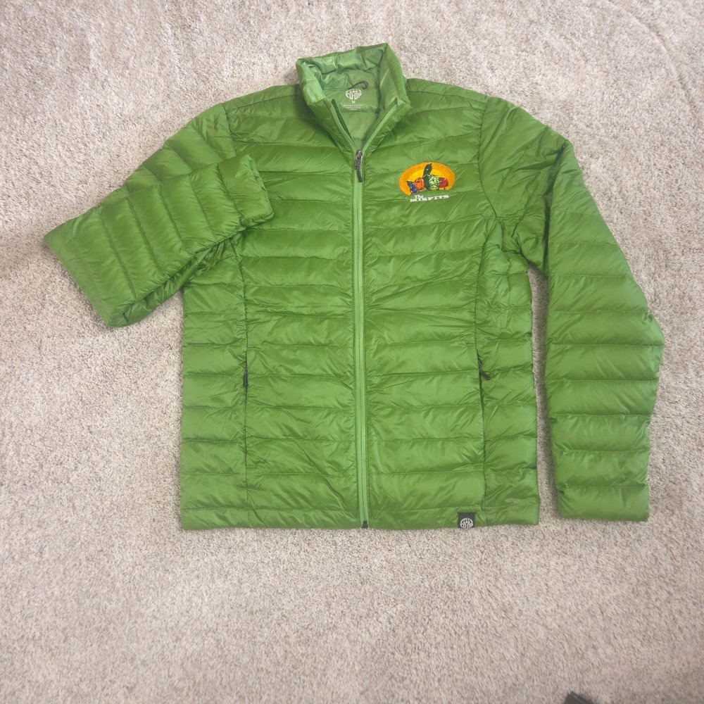 REI Jacket Mens M Green 650 Down Puffer Lightweight Misfits Packable Insulated